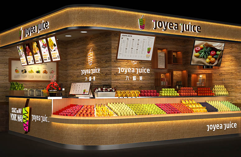 鲜榨果汁专卖店设计