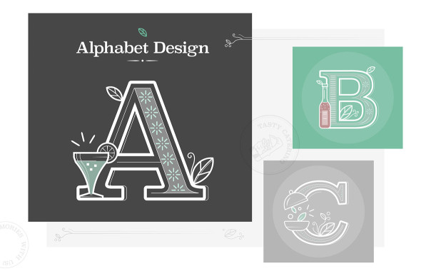 綠色健康餐飲品牌標識設計與吉祥物設計 綠色健康餐飲品牌標識設計與吉祥物設計