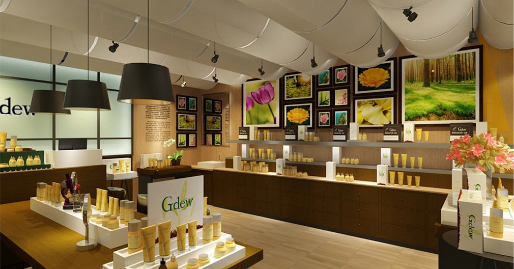gdew化妝品專(zhuān)賣(mài)店設(shè)計(jì)