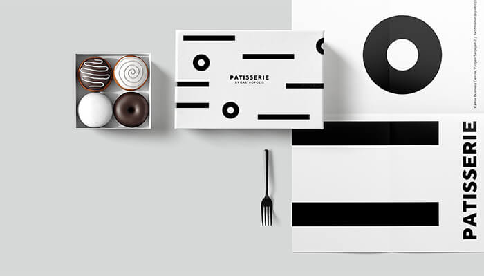 黑白餐飲品牌設計 黑白餐飲品牌設計