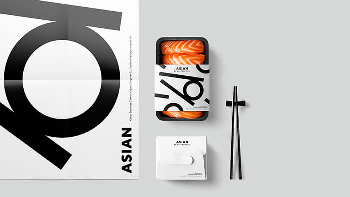 黑白餐飲品牌設計 黑白餐飲品牌設計