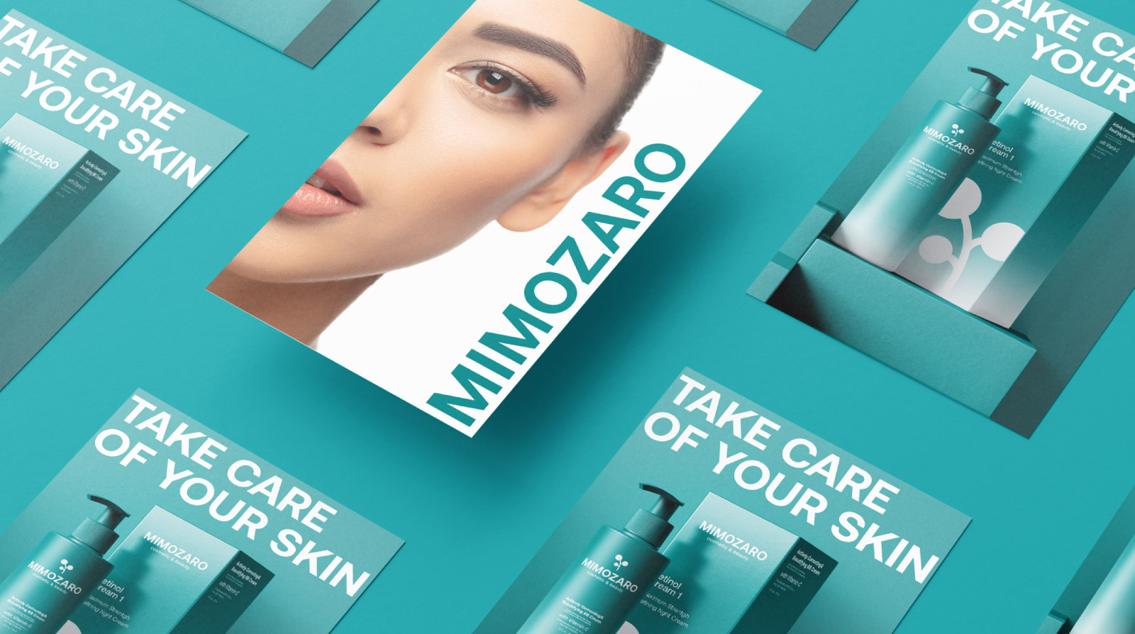 一套時尚的化妝品品牌設計